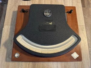 Rare Vintage Desktop Weston DC Voltmeter w/Wood Base Model 5 and Acrylic Cover. - Picture 1 of 19