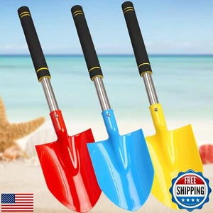 Beach Shovels for Kids,3PC 24Inch Beach Sand Shovels Toys for Digging Heavy D - Picture 1 of 5