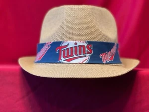 MLB Minnesota Twins Unisex Sommer Fedora Panama Strohhut mit Band - Bild 1 von 26