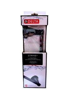 Delta 77655 Matte Black Finish STRYKE Wall Mounted Toilet Paper Holder NIB - Picture 1 of 8