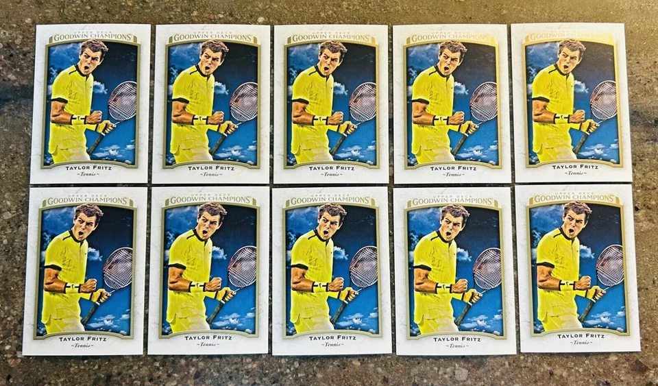 10X Taylor Fritz 2017 Upper Deck Goodwin Rookie RC Card #34 Tennis USA #1 Ranked - Image 1 of 1