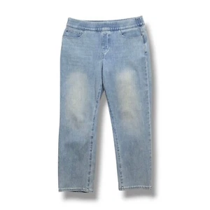Soft Surroundings Crop Jeans Damen Medium Ultimate Denim Pull On Straight - Bild 1 von 8