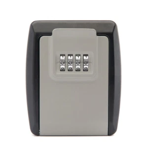 4-Digit Combination Password Key Storage Box Case Safety Lock Home Outdoor Wall - Picture 1 of 10