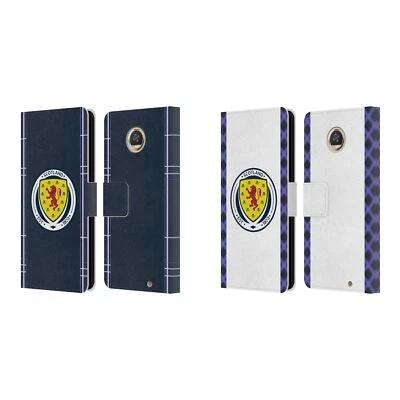 SCOTLAND NATIONAL FOOTBALL TEAM 2022/23 KITS LEATHER BOOK CASE MOTOROLA PHONES 2 - Image 1 of 4