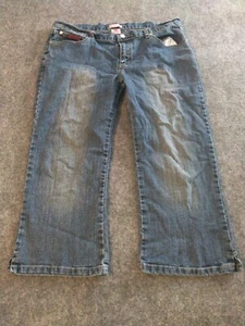 Victorious Women's Size 3 XL/ 15  Blue Capri Jeans Denim  - Picture 1 of 10