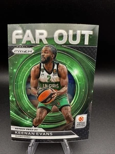Keenan Evans Zalgiris Kaunas 2024 Prizm "Far Out" Turkish Airlines Euroleague #9 - Picture 1 of 6