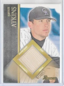 Garrett Atkins Colorado Rockies 2002 Bowman Game Used Bat #BR-GA - Picture 1 of 1