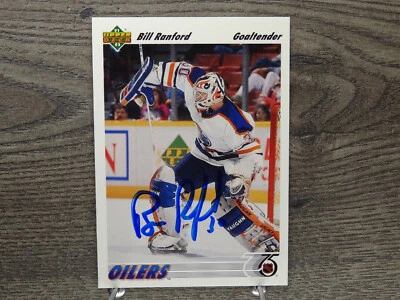  1991-92 Upper Deck #117 Bill Ranford Autographed (READ) - Image 1 of 2