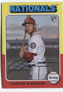 Tarjeta Topps Archives Carter Kieboom RC 1975 2019 #140 de los Nacionales de Washington - Imagen 1 de 1