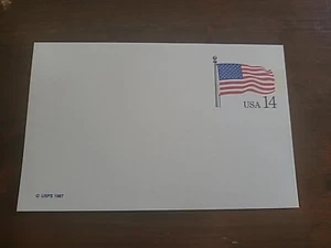 Amerika 14 USA Postkarte USPS 1987 - Bild 1 von 2