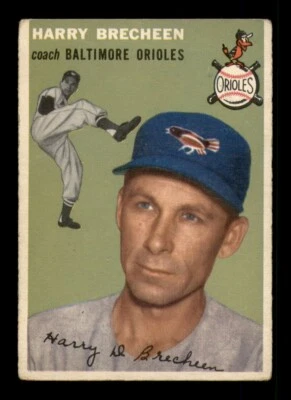 1954 Topps Set Break #203 Harry Brecheen VG-EX *OBGcards* - Image 1 of 2