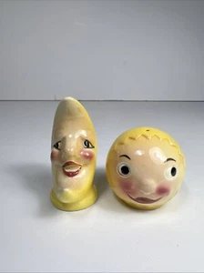 Vintage Goebel - Sun & Moon Salt & Pepper Shakers / Mini - Made in West Germany - Picture 1 of 9