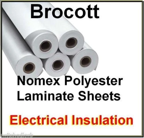 NOMEX LAMINATE INSULATION SHEET 900 x 200 x 0.25mm THICKNESS FOR COIL WINDING