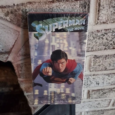 Near Mint W Shrinkwrap Superman The Movie VHS 1978 1986 First Edition - Image 1 of 4