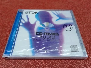 RARE TDK CD-RWXG 74 AUDIO 74 min Blank CD-RW Digital Audio For Music Only - Zdjęcie 1 z 2