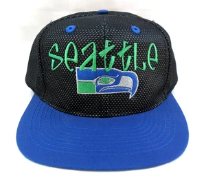 NEU VINTAGE 90s SEATTLE SEAHAWKS OLD LOGO SNAPBACK HAT BALLCAP OSFA OTTO CAP CO - Bild 1 von 14