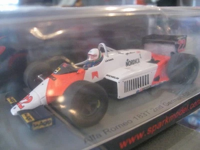 Coche modelo Spark 1/43 Alfa Romeo 183T #22 2º GP de Alemania 1983 A. Cecotto Marlboro Foto 1 de 4