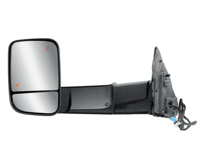 Espejo de remolque de puerta lateral izquierda del conductor Power BLIS cubierta negra para 19-25 RAM 1500 Foto 1 de 4