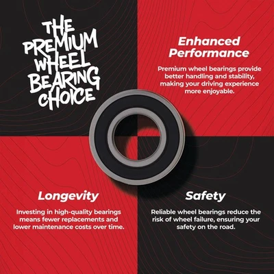 Rear Wheel Bearing Kit For Harley FXDB Street Bob 2008-2009; 25-1571 Foto 1 de 2