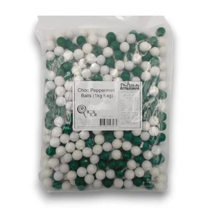 Choc Peppermint Balls (1kg bag) - Picture 1 of 5