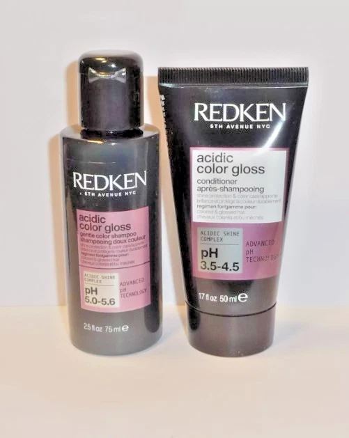 Redken Acidic Color Gloss Sulfate-free Shampoo 75ml and Conditioner 50ml - Image 1 of 1