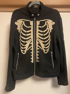 Chaqueta Vanson Single Rider Boding Skull talla XL - Imagen 1 de 6
