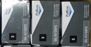 ProWorks GrizzlyNite Schwarz Nitril Untersuchung Puderfrei Einweghandschuh Small 300ct - Bild 1 von 2