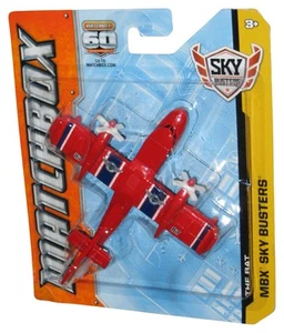 Matchbox MBX Sky Busters (2012) Red Blaze Buster Toy Plane - (The Bat Card Error - Picture 1 of 1