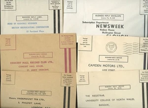 COLLECTION GB 1940-80 BUSINESS REPLY SERVICE MINT...40 ITEMS - Picture 1 of 1