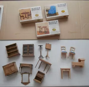 house of miniatures dollhouse furniture assorted kits new and finished - Picture 1 of 6