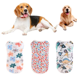 Large Dogs T-shirt Pet Clothes Dog Clothes Big Dog Vest Thin Dog Clothes Fashio* - Picture 1 of 20