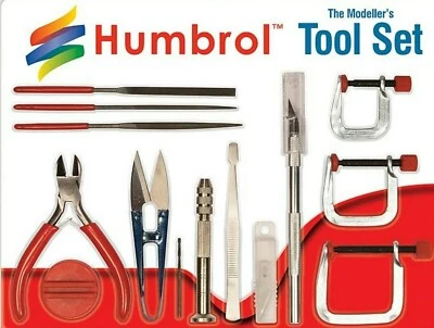 HUMBROL™ AG9159 Seitenschneider Feilen Zwingen Medium Tool Set Werkzeug-Set - Bild 1 von 3