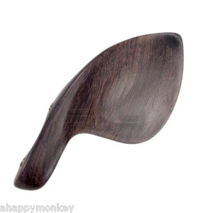 New Rosewood Violin Chinrest 4/4 Size Fiddle Violin Parts High Quality Dark - Picture 1 of 2