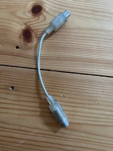 Apple Clear Video Adapter Male S-Video to Composite Female RCA 603-2679 - RARE - Picture 1 of 4