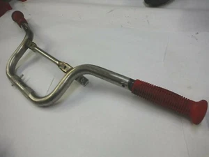 OEM 2001 01 POLARIS VIRAGE TX 1200 HANDLEBAR HANDLE BARS WITH RED GRIPS A22-12 - Picture 1 of 6