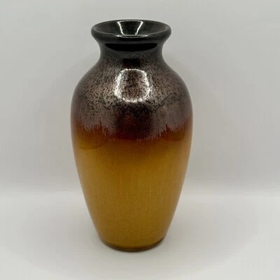 Elegant Expressions Hosley Mini Gold Ceramic Colorful Glittery Bud Vase 6” Tall - Image 1 of 4