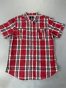 I Jeans By Buffalo Men's Size XL Plaid Shirt Western Collared Button Up Pockets - Picture 1 of 11