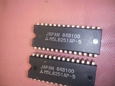 Mitsubishi Semi M5L8251AP-5 DIP28 PROGRAMMABLE COMMUNICATION INTERFACE =P8251 - Image 1 of 2