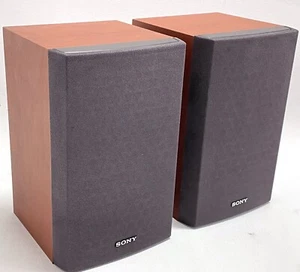 Pair of Sony SS-CNEZ30 Bookshelf Speakers - Excellent Condition - Fully Working - Foto 1 di 10