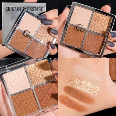 pearl blush, face contour and eyeshadow in a 4-color palette - Image 1 of 4
