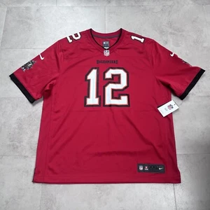 Tampa Bay Buccaneers Nike Jersey Red - Tom Brady Genuine Size UK XXL New! - Picture 1 of 12