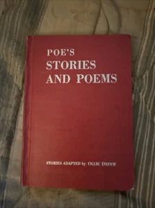 POE'S STORIES AND POEMS EDGAR ALLAN Hardcover Depew 1951 - Bild 1 von 3