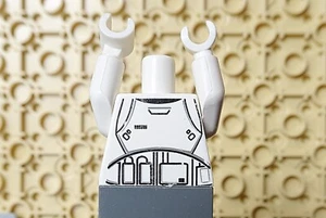 LEGO Torso Assembly for sw0872 First Order Stormtrooper Squad Leader, 75190 - Picture 1 of 2