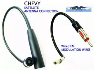 Chevy Antenna Adapter FM Modulator Wire Set Plug to Add Input 2006-2016 - Picture 1 of 1
