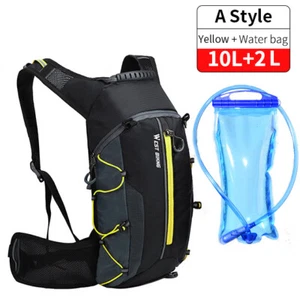 WEST BIKING 2L Water Bladder Bag Cycling Hiking Hydration Pack Backpack 10L - Picture 1 of 28
