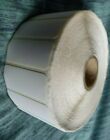 1,250+ sticky, self adhesive White labels on a roll 19mm x 46mm VERY HANDY - new