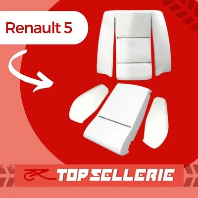 Espumas de asientos completas Renault super 5 GT Turbo 2 REF/MA35+MA23A+B - Imagen 1 de 4