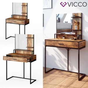 Vicco tocador Fyrk mesa de peluquería cómoda de peinado cómoda de maquillaje - Imagen 1 de 8