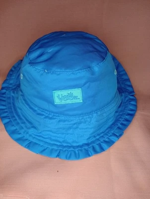 УФ Skinz малышей ясельного возраста UPF 50 + двусторонний синий ведро шляпа размер 12/18 месяцев новый без ЯРЛЫКОВ - Изображение 1 из 4