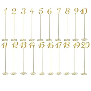 Mesa de fiesta número 1-20 para recepción de boda 12 pulgadas con soporte resistente 1956 - Imagen 1 de 3